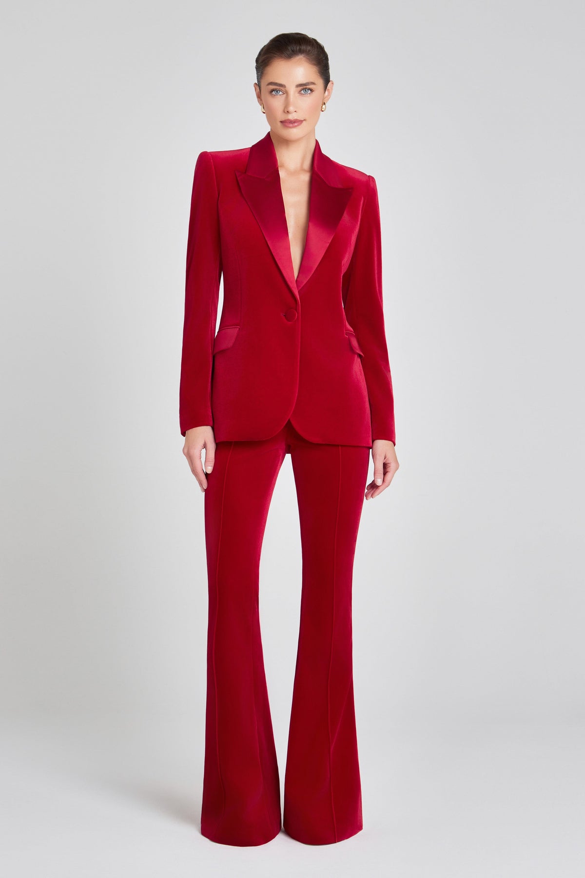 Beatrice Red Blazer