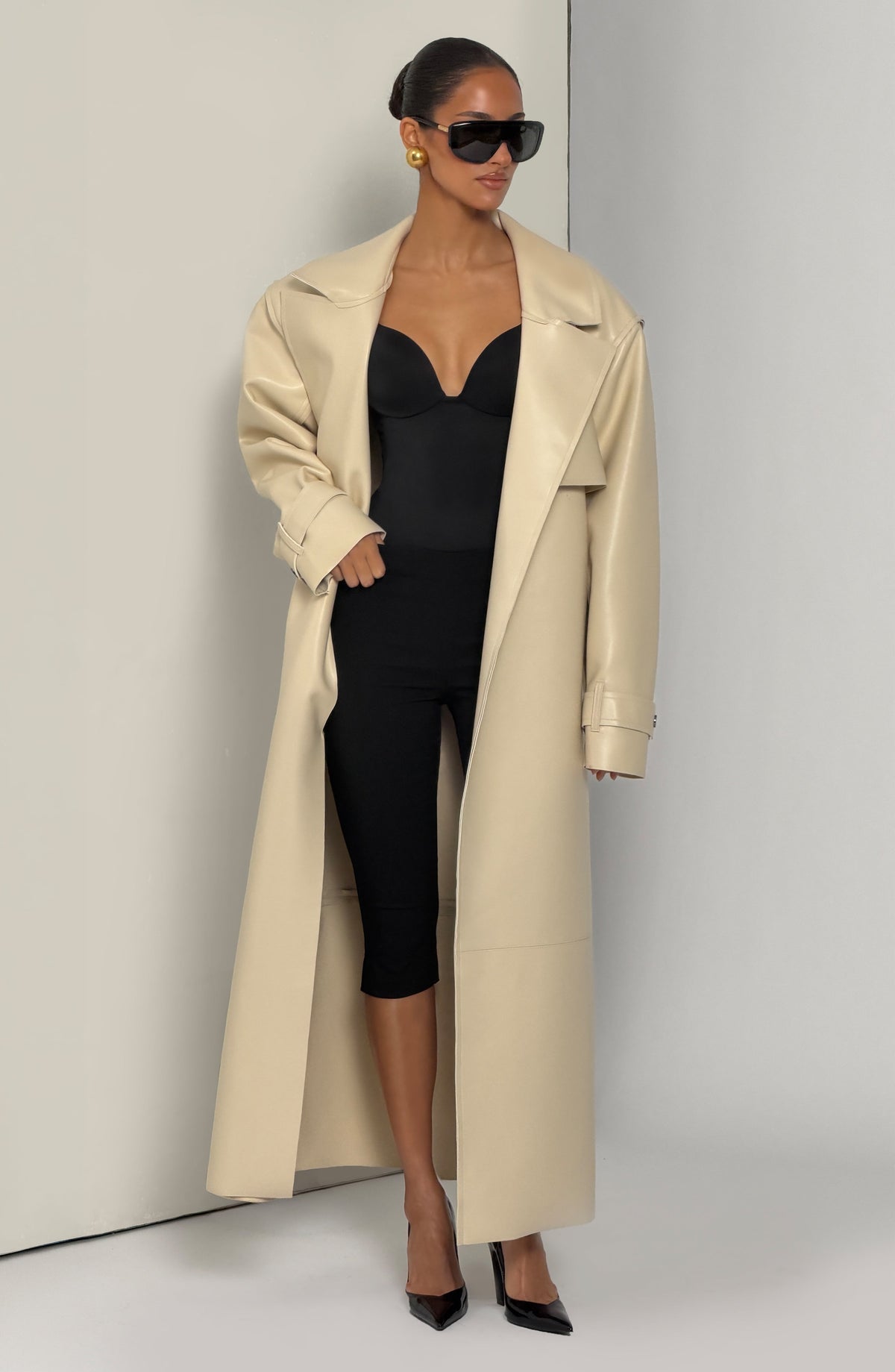 Bridget Trench Coat - Cream