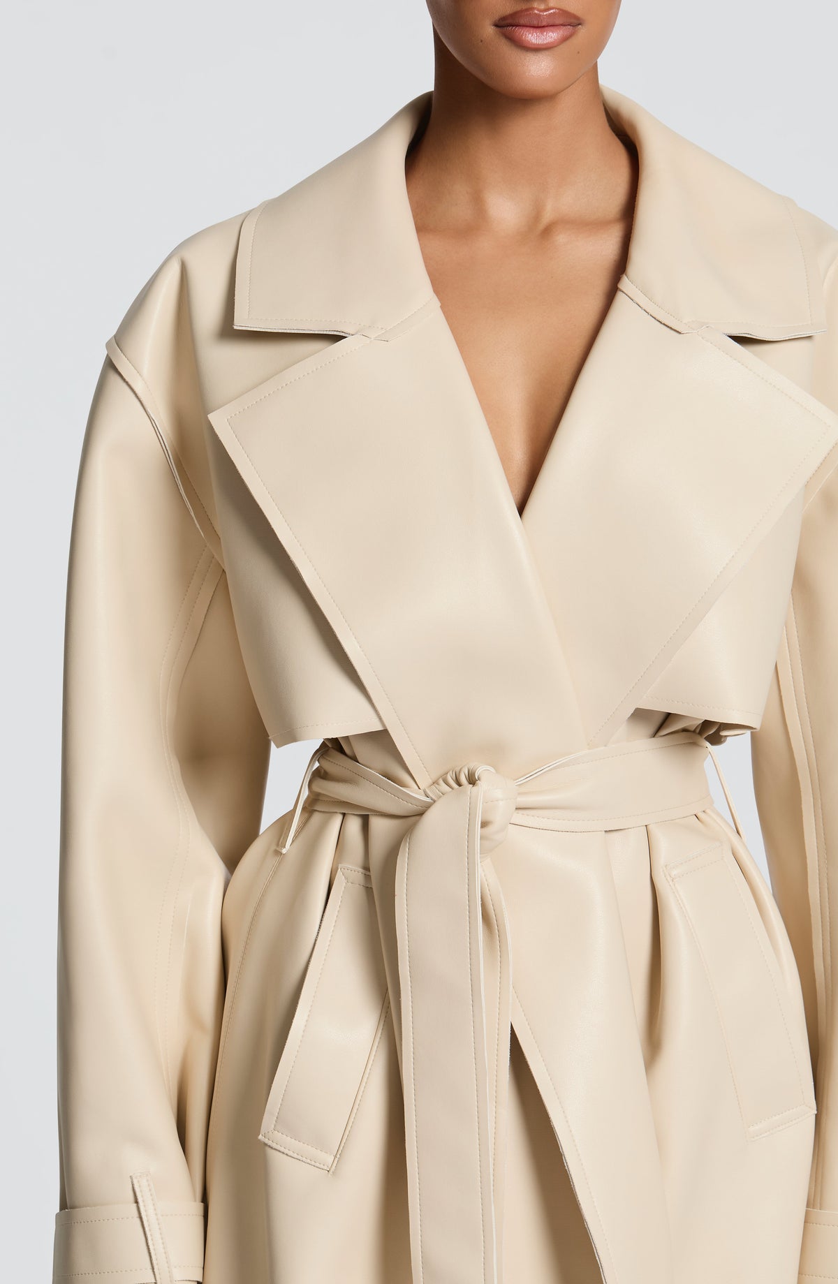 Bridget Trench Coat - Cream