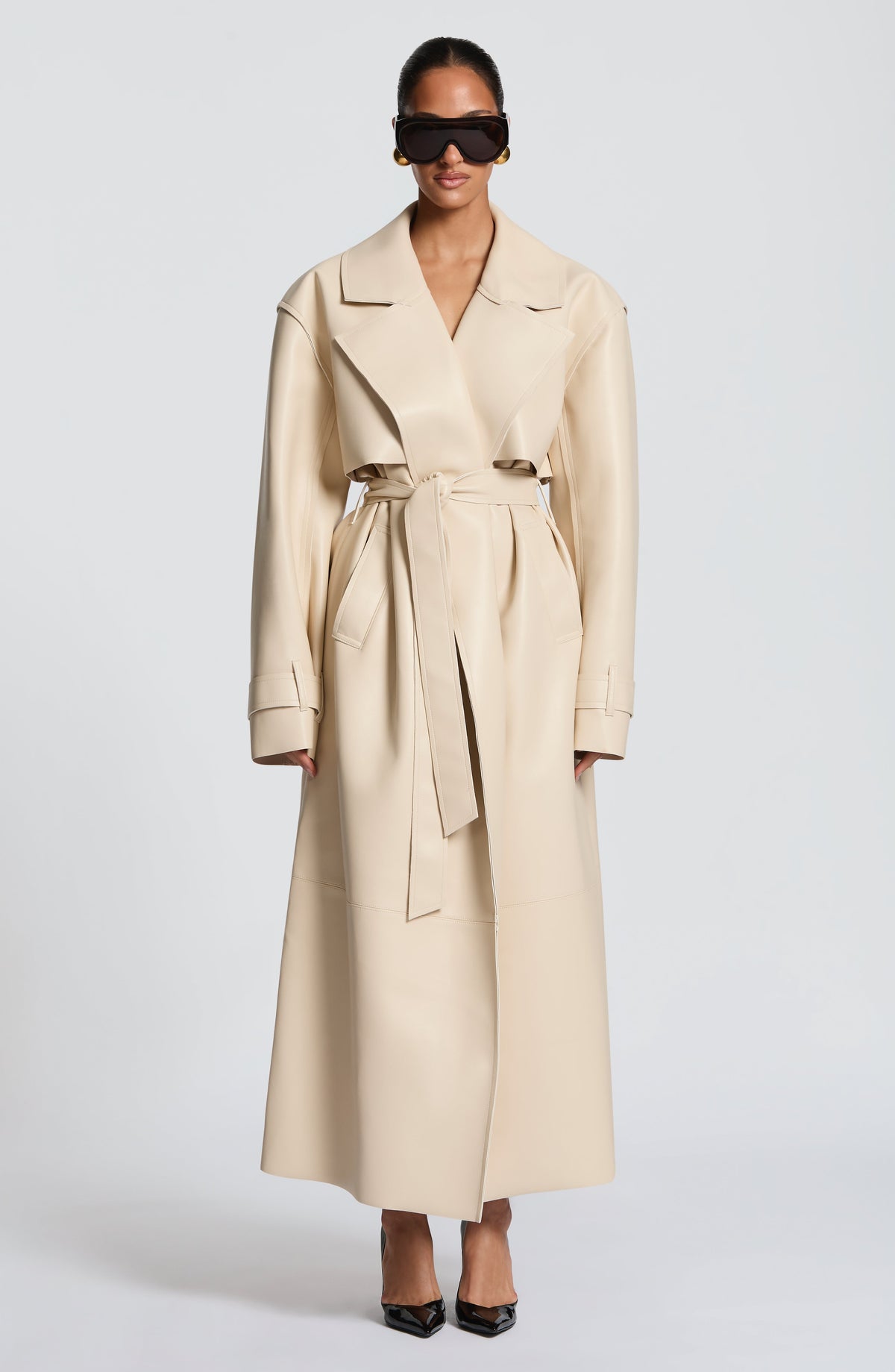 Bridget Trench Coat - Cream