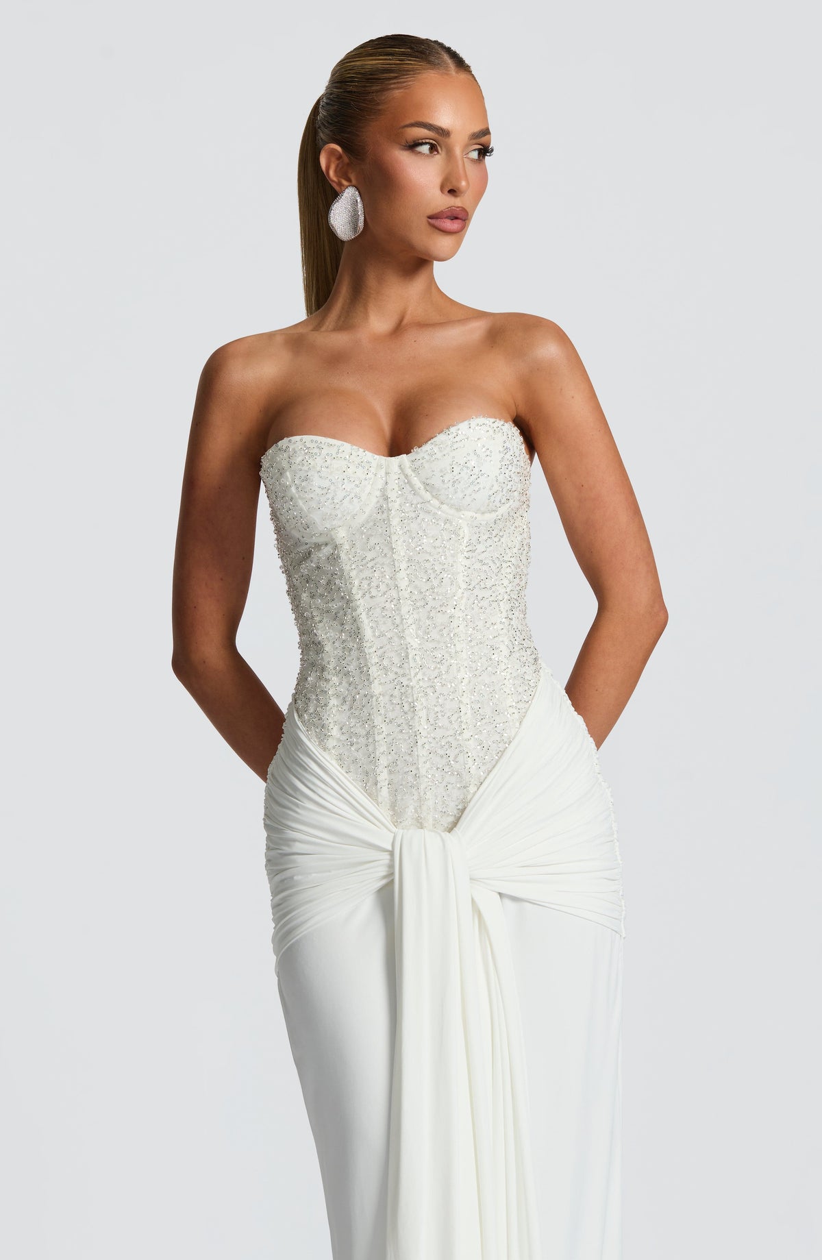 Carina Maxi Dress - Ivory
