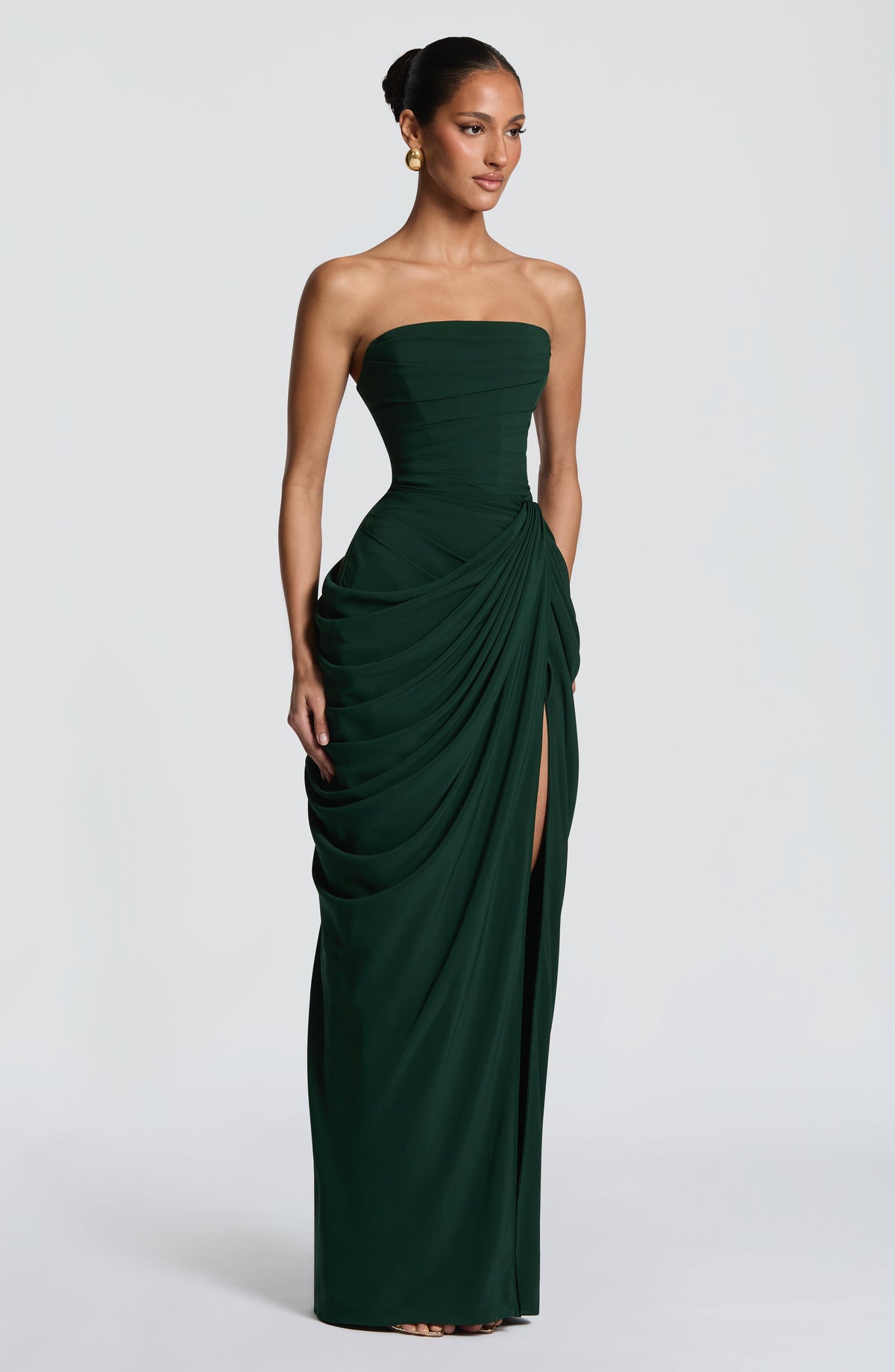 Cyra Maxi Dress - Emerald