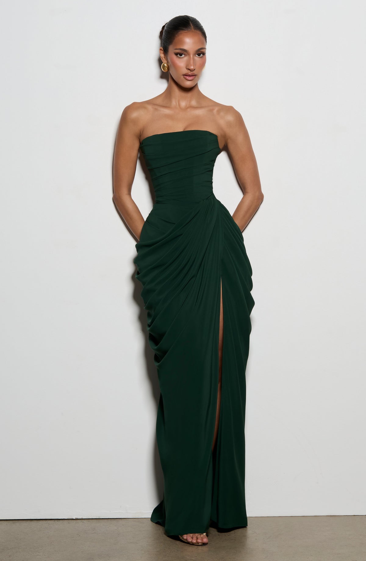Cyra Maxi Dress - Emerald