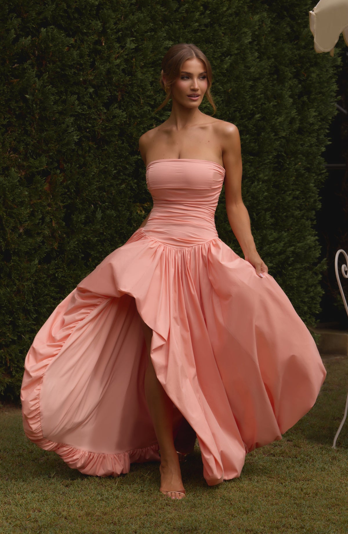 Jillian Maxi Dress - Peach