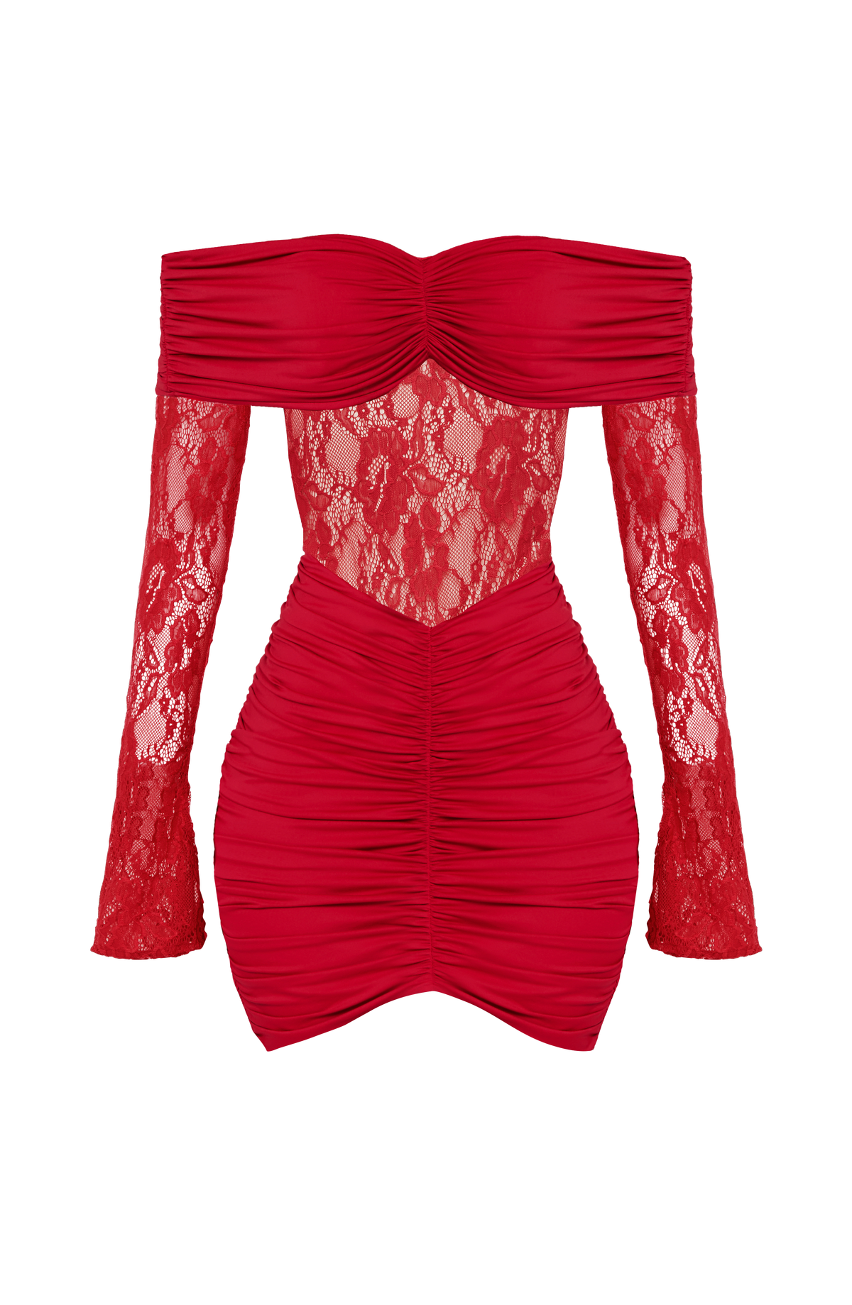 Sauline Mini Dress - Red