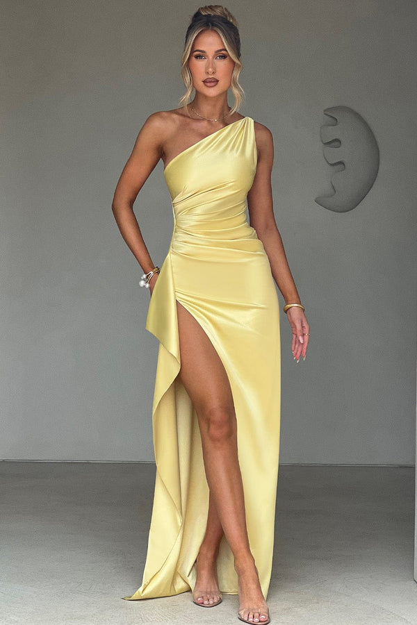 Ariel Maxi Dress - Lemon
