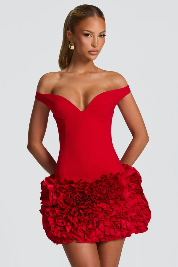Aveta Mini Dress - Red