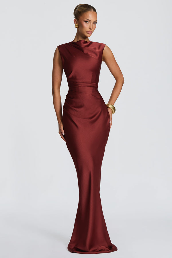 Avielle Maxi Dress - Deep Rust