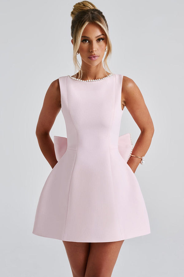 Carrie Mini Dress - Blush
