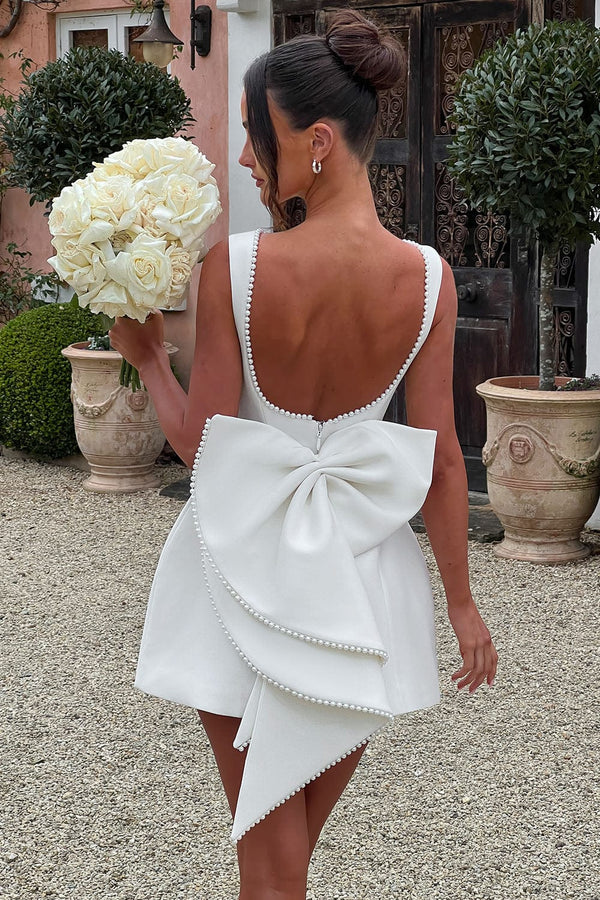 Carrie Mini Dress - Ivory