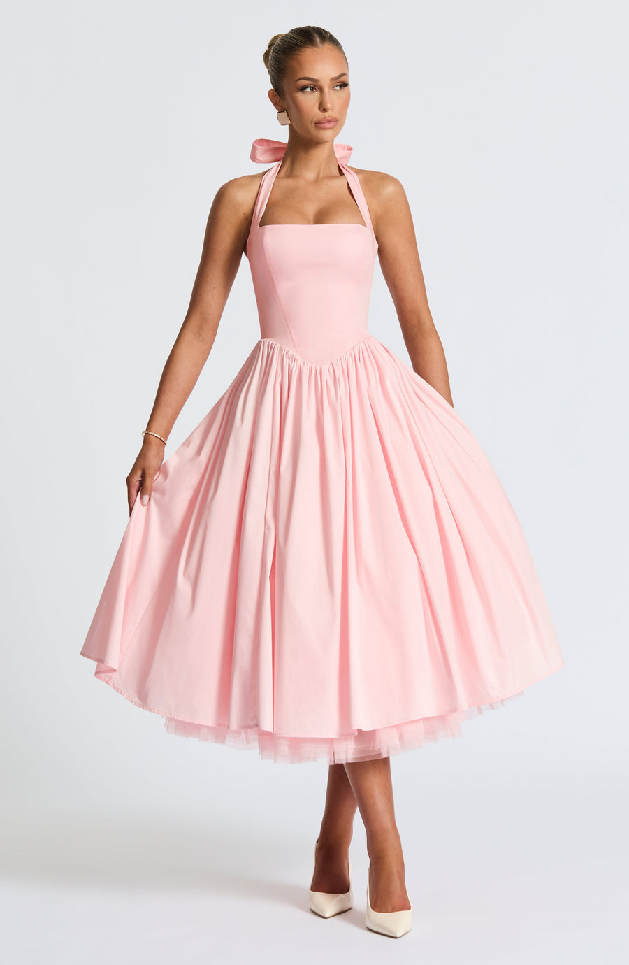 Cressida Midi Dress - Blush