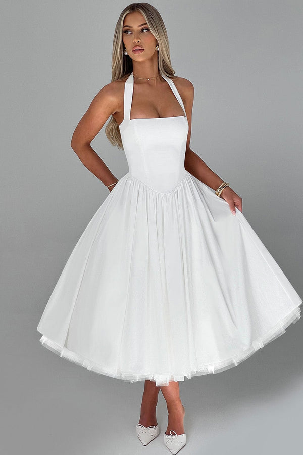 Cressida Midi Dress - Ivory