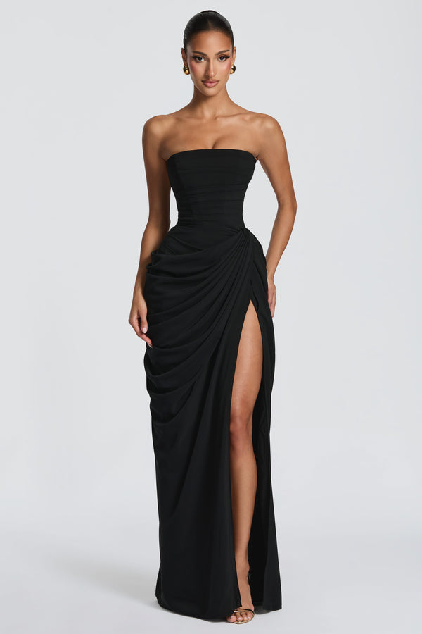 Cyra Maxi Dress - Black