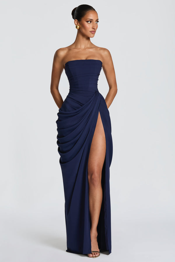 Cyra Maxi Dress - Navy