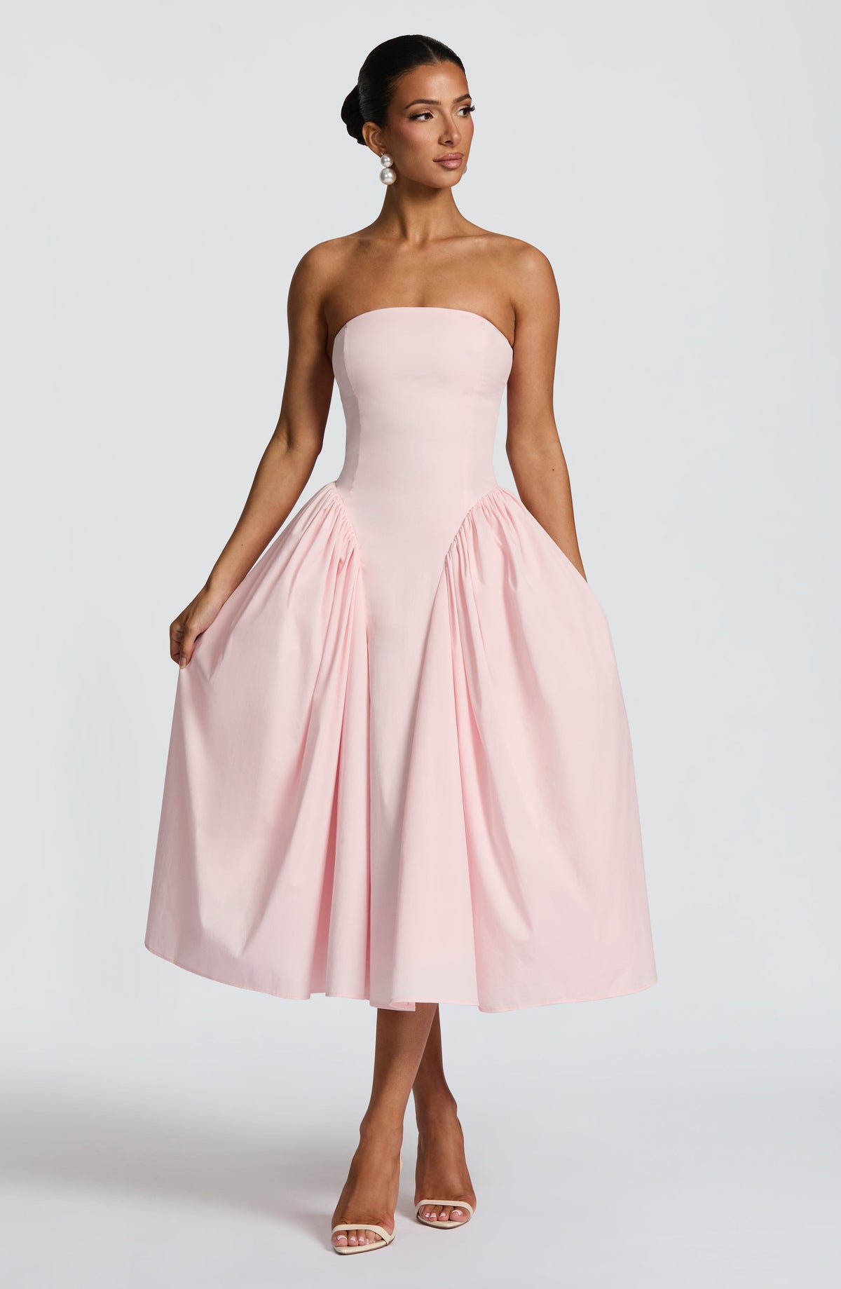 Darla Midi Dress - Blush