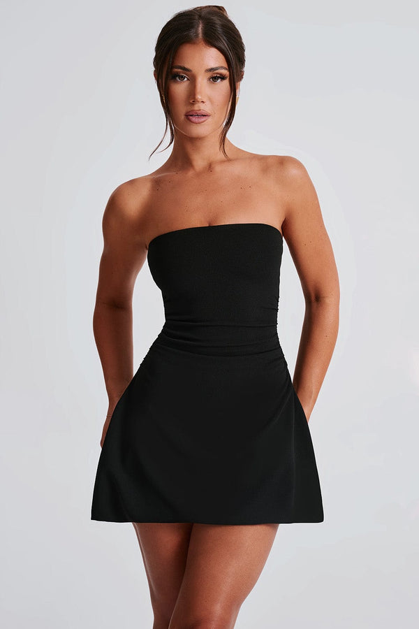 Fleur Mini Dress - Black