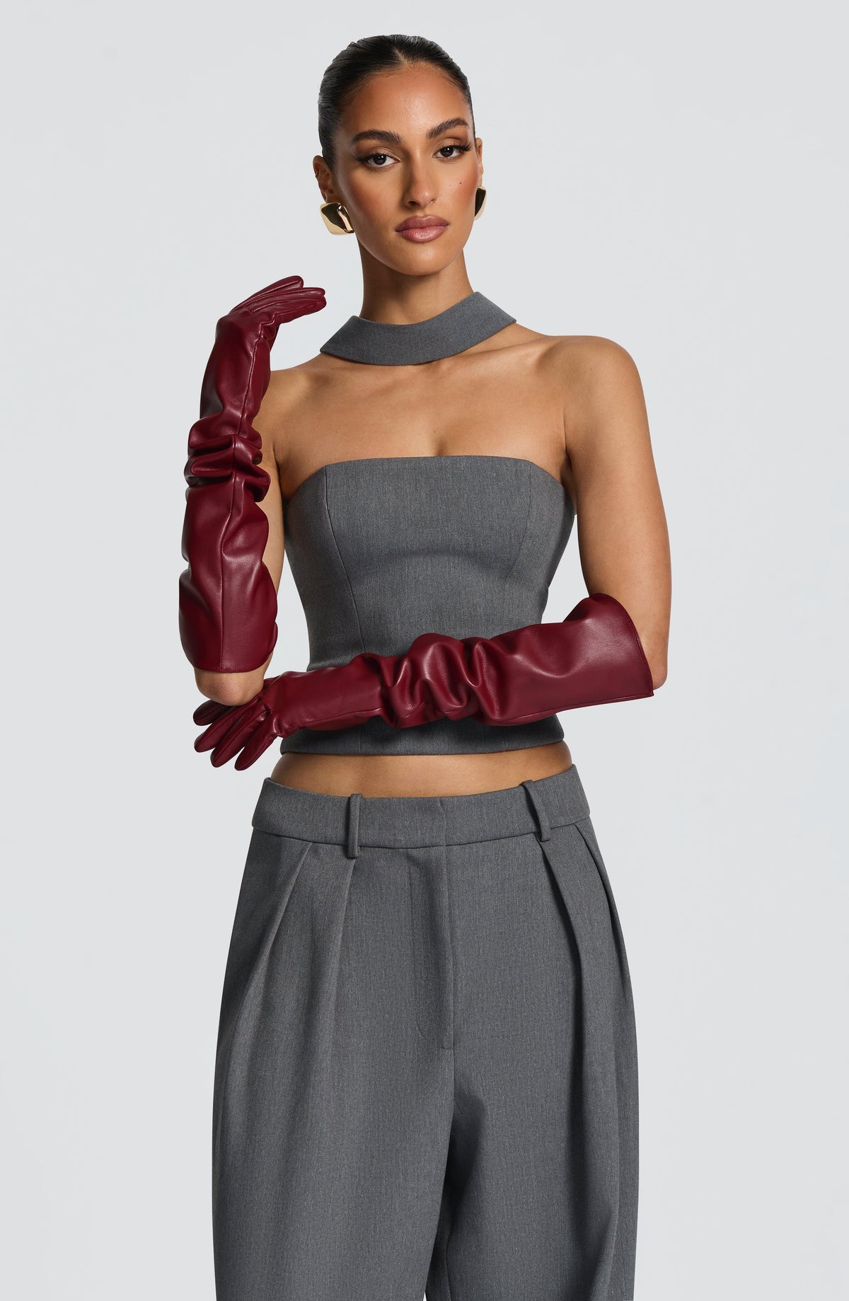 Frankie Gloves - Burgundy