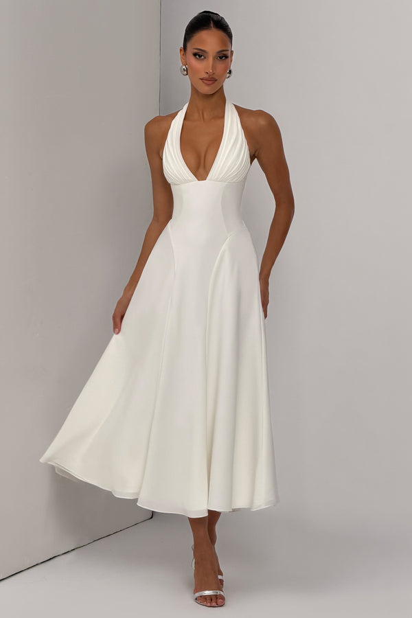 Hayden Midi Dress - Ivory
