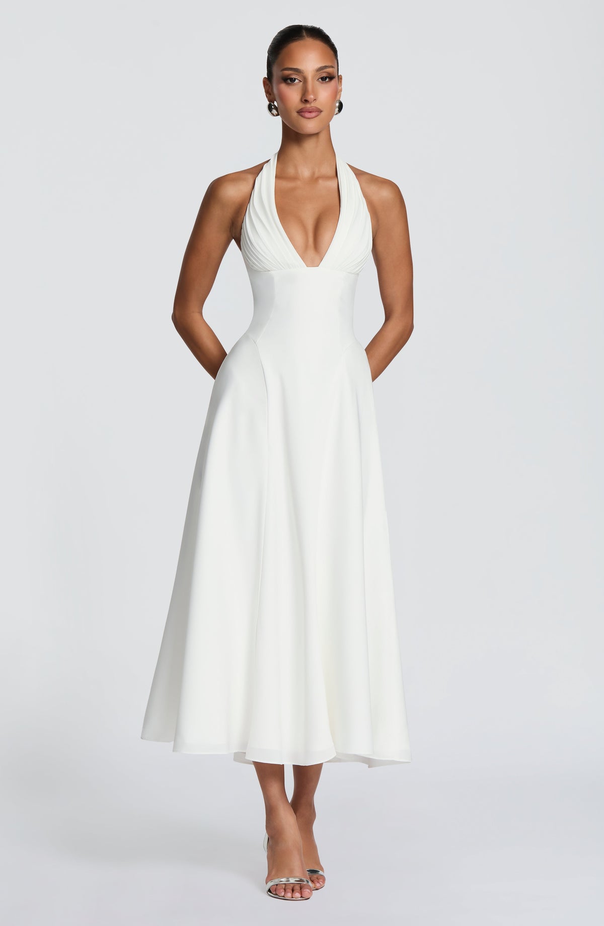 Hayden Midi Dress - Ivory