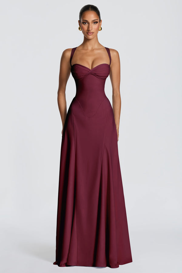 Irie Maxi Dress - Cherry Lacquer