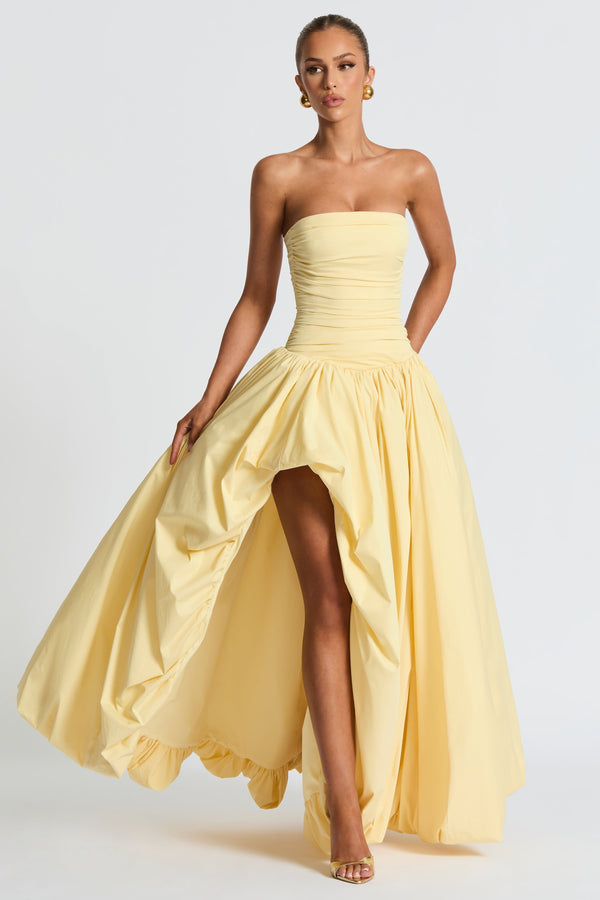 Jillian Maxi Dress - Lemon