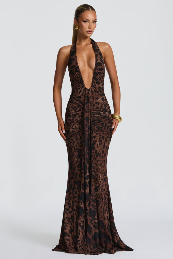 Rosetta Maxi Dress - Leopard Print