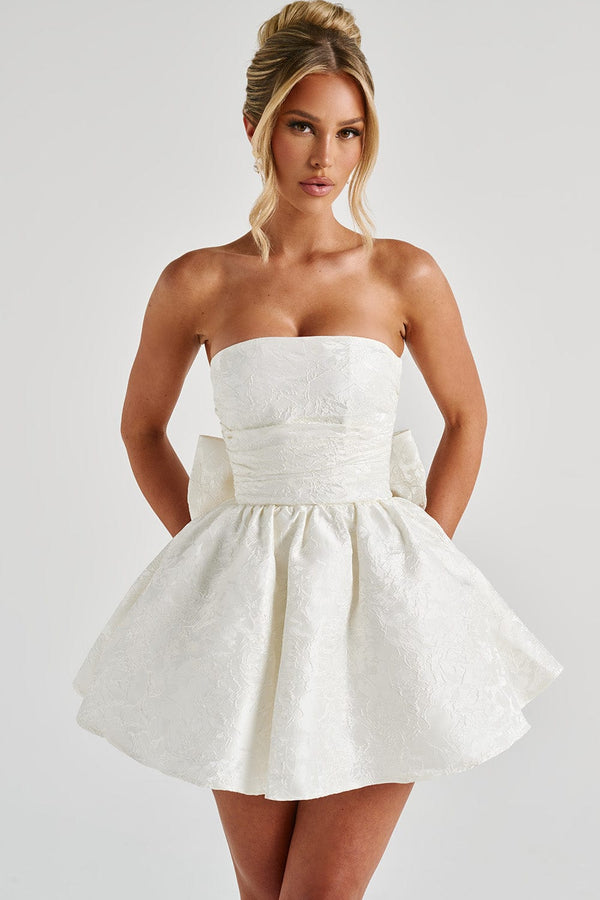 Salome Mini Dress - Ivory