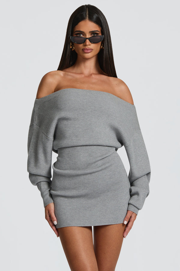 Sawyer Mini Dress - Light Grey