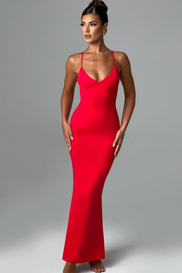 Zelda Maxi Dress - Red